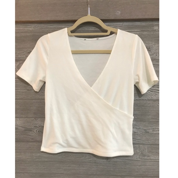 forever 21 wrap shirt